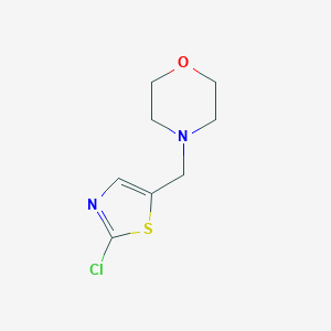 4-[(2-Chloro-1,3-thiazol-5-yl)methyl]morpholine图片