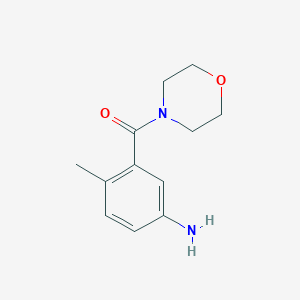 4-methyl-3-(morpholine-4-carbonyl)aniline图片