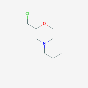 2-(chloromethyl)-4-(2-methylpropyl)morpholine图片