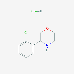 3-(2-Chlorophenyl)morpholine Hydrochloride图片