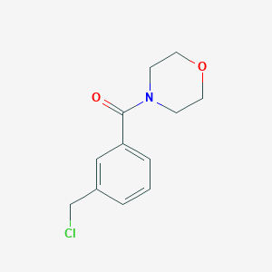 4-[3-(Chloromethyl)phenyl]carbonylmorpholine图片