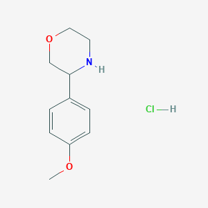 3-(4-Methoxyphenyl)morpholine Hydrochloride图片