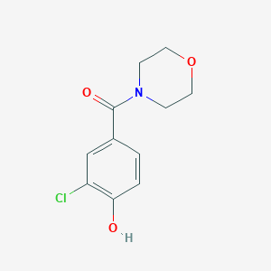 2-Chloro-4-(morpholine-4-carbonyl)phenol图片