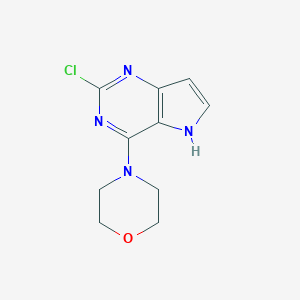 4-(2-Chloro-5H-pyrrolo[3,2-d]pyrimidin-4-yl)morpholine图片