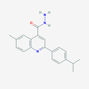2-(4-isopropylphenyl)-6-methylquinoline-4-carbohydrazide图片
