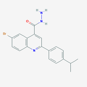 6-bromo-2-(4-isopropylphenyl)quinoline-4-carbohydrazide图片
