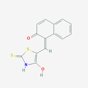 (5E)-5-[(2-hydroxy-1-naphthyl)methylene]-2-mercapto-1,3-thiazol-4(5H)-one图片