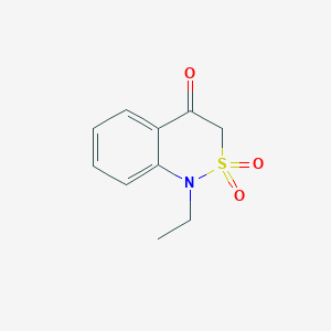 1-ethyl-1H-2,1-benzothiazin-4(3H)-one 2,2-dioxide图片
