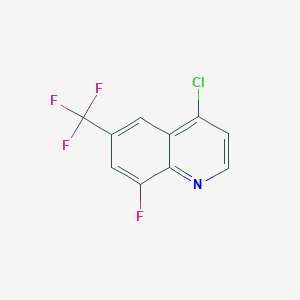 4-Chloro-8-fluoro-6-(trifluoromethyl)quinoline图片