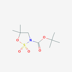 3-Boc-5,5-二甲基-1,2,3-氧杂噻唑烷-2,2-二氧化物图片