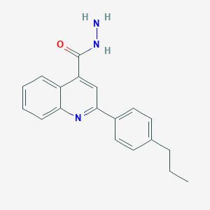 2-(4-propylphenyl)quinoline-4-carbohydrazide图片