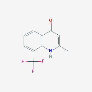 4-Hydroxy-2-methyl-8-(trifluoromethyl)quinoline图片