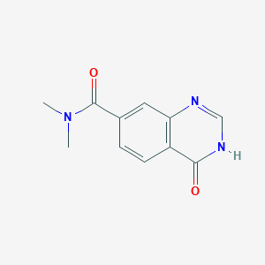N,N-Dimethyl-4-oxo-3,4-dihydroquinazoline-7-carboxamide图片
