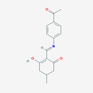 2-[(4-acetylanilino)methylene]-5-methyl-1,3-cyclohexanedione图片