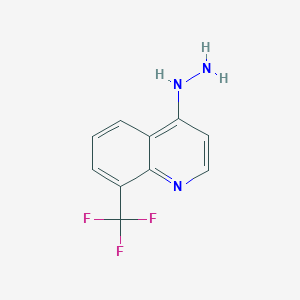 4-Hydrazinyl-8-(trifluoromethyl)quinoline图片