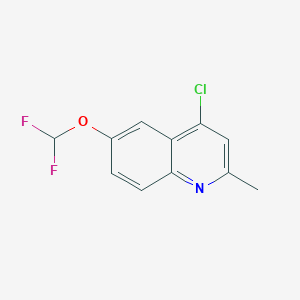4-Chloro-6-(difluoromethoxy)-2-methylquinoline图片