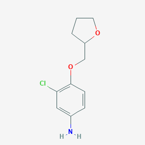3-Chloro-4-(tetrahydro-2-furanylmethoxy)aniline图片