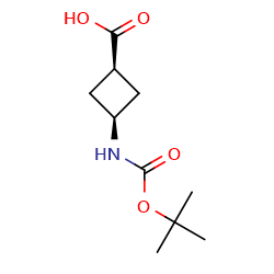 3-Boc-氨基-环丁烷羧酸图片