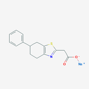 sodium 2-(6-phenyl-4,5,6,7-tetrahydro-1,3-benzothiazol-2-yl)acetate图片