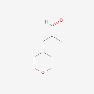 2-methyl-3-(oxan-4-yl)propanal图片