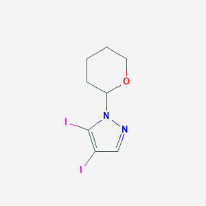 4,5-Diiodo-1-(oxan-2-yl)pyrazole图片