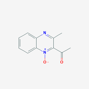 1-(3-Methyl-1-oxido-2-quinoxalinyl)-ethanone图片