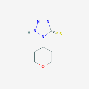 1-(Oxan-4-yl)-1H-1,2,3,4-tetrazole-5-thiol图片