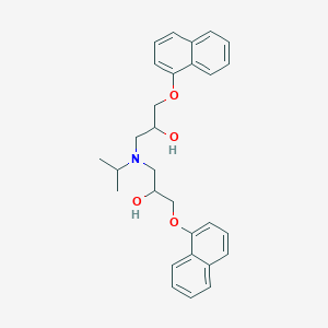 1,1'-[(1-Methylethyl)imino]bis[3-(1-naphthalenyloxy)-2-propanol图片