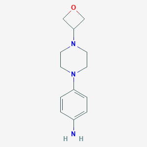 4-[4-(oxetan-3-yl)piperazin-1-yl]aniline图片