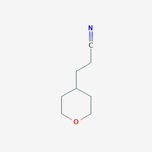 3-(Oxan-4-yl)propanenitrile图片