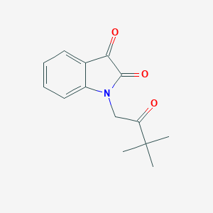 1-(3,3-Dimethyl-2-oxobutyl)-1H-indole-2,3-dione图片