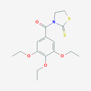 3-(3,4,5-triethoxybenzoyl)-1,3-thiazolidine-2-thione图片