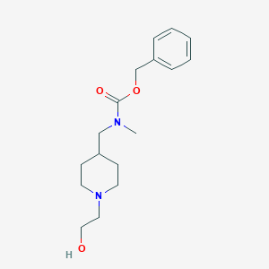 [1-(2-Hydroxy-ethyl)-piperidin-4-ylmethyl]-methyl-carbamic acid benzyl ester图片