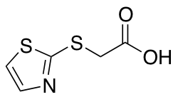 (1,3-thiazol-2-ylthio)acetic acid图片