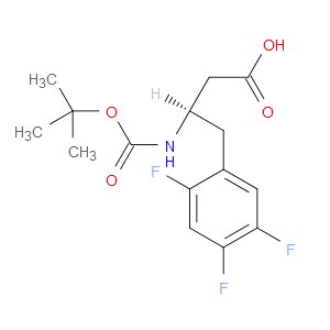 BOC-(R)-3-氨基-4-(2,4,5-三氟苯基)丁酸图片