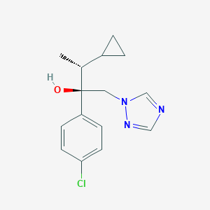 (αR)?-?rel-α-?((4-?Chlorophenyl)?-?α-?(1-?cyclopropylethyl)?-1H-?1,?2,?4-?triazole-?1-?ethanol图片