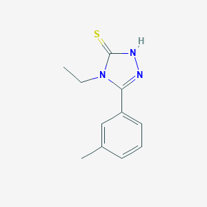 4-ethyl-5-(3-methylphenyl)-4H-1,2,4-triazole-3-thiol图片