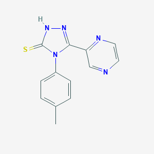 4-(4-Methylphenyl)-5-(pyrazin-2-yl)-4H-1,2,4-triazole-3-thiol图片