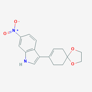 6-NITRO-3-(1,4-DIOXASPIRO[4,5]DEC-7-EN-8-YL)-1H-INDOLE图片