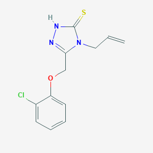 4-allyl-5-[(2-chlorophenoxy)methyl]-4H-1,2,4-triazole-3-thiol图片