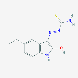 (3Z)-5-ethyl-1H-indole-2,3-dione 3-thiosemicarbazone图片