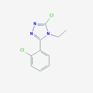 3-Chloro-5-(2-chlorophenyl)-4-ethyl-4H-1,2,4-triazole图片