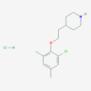 4-[2-(2-Chloro-4,6-dimethylphenoxy)ethyl]-piperidine hydrochloride图片