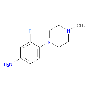 3-氟-4-(4-甲基-1-哌嗪基)苯胺图片