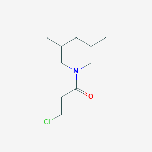 1-(3-chloropropanoyl)-3,5-dimethylpiperidine图片