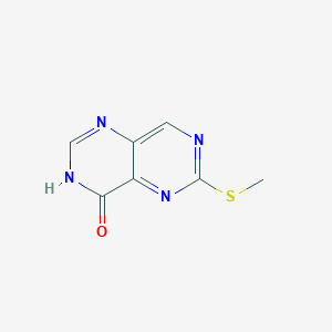 6-甲硫基嘧啶并[5,4-D]嘧啶-4(1H)-酮图片