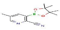 5-methyl-3-(tetramethyl-1,3,2-dioxaborolan-2-yl)pyridine-2-carbonitrile图片