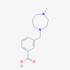 3-(4-Methyl-[1,4]diazepan-1-ylmethyl)-benzoic Acid图片