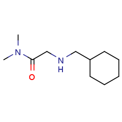 2-[(cyclohexylmethyl)amino]-N,N-dimethylacetamide图片