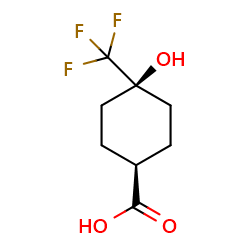 rel-(1s,4s)-4-hydroxy-4-(trifluoromethyl)cyclohexane-1-carboxylicacid图片